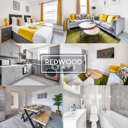 Brand New, 2 Bed 1 Bath, Modern Town Center Apartment, Free Wifi & Netflix By Redwood Stays Aldershot Exterior foto
