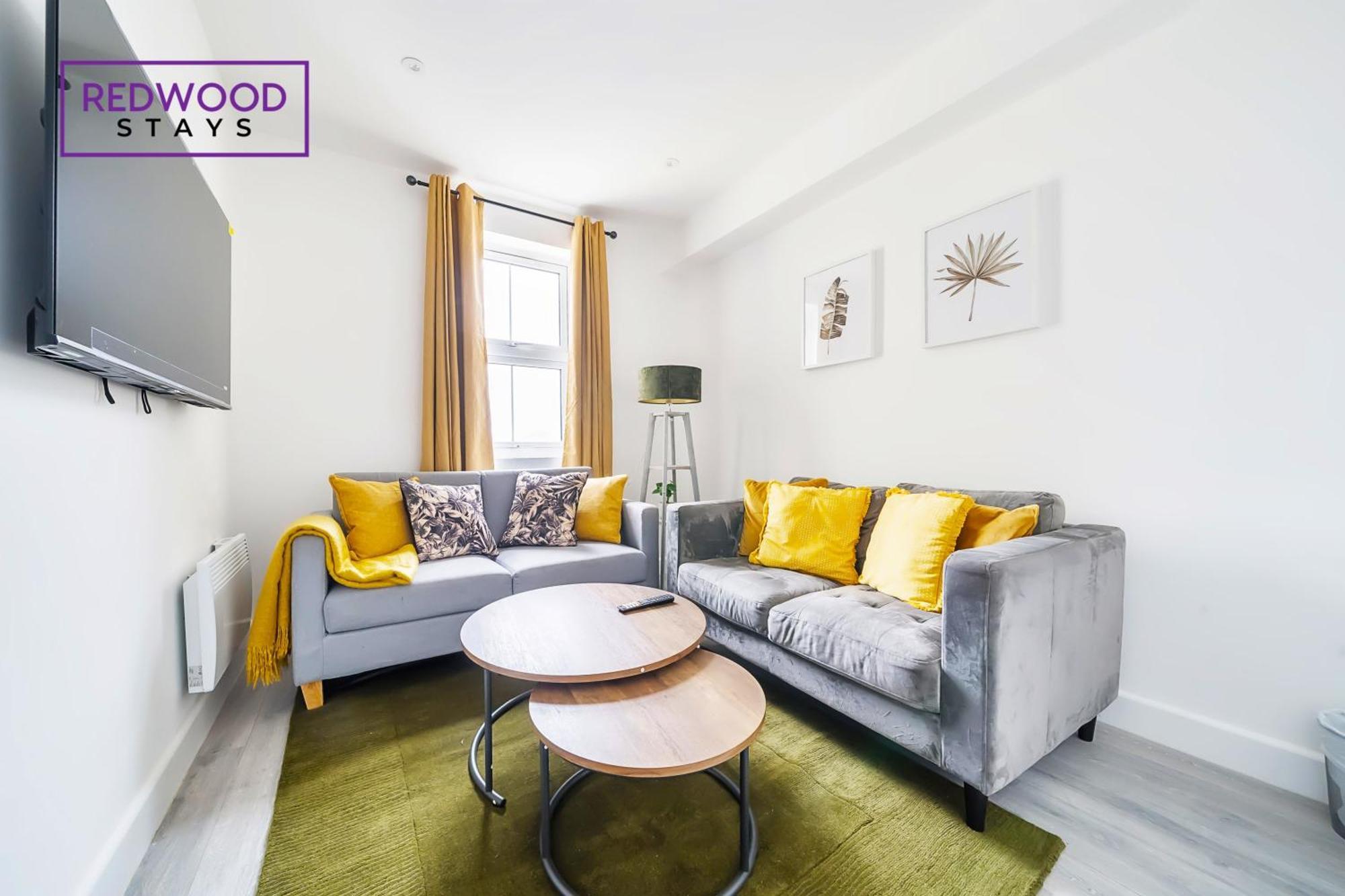 Brand New, 2 Bed 1 Bath, Modern Town Center Apartment, Free Wifi & Netflix By Redwood Stays Aldershot Exterior foto
