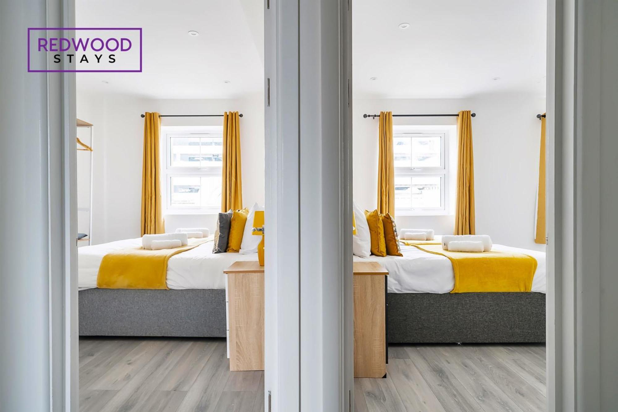 Brand New, 2 Bed 1 Bath, Modern Town Center Apartment, Free Wifi & Netflix By Redwood Stays Aldershot Exterior foto