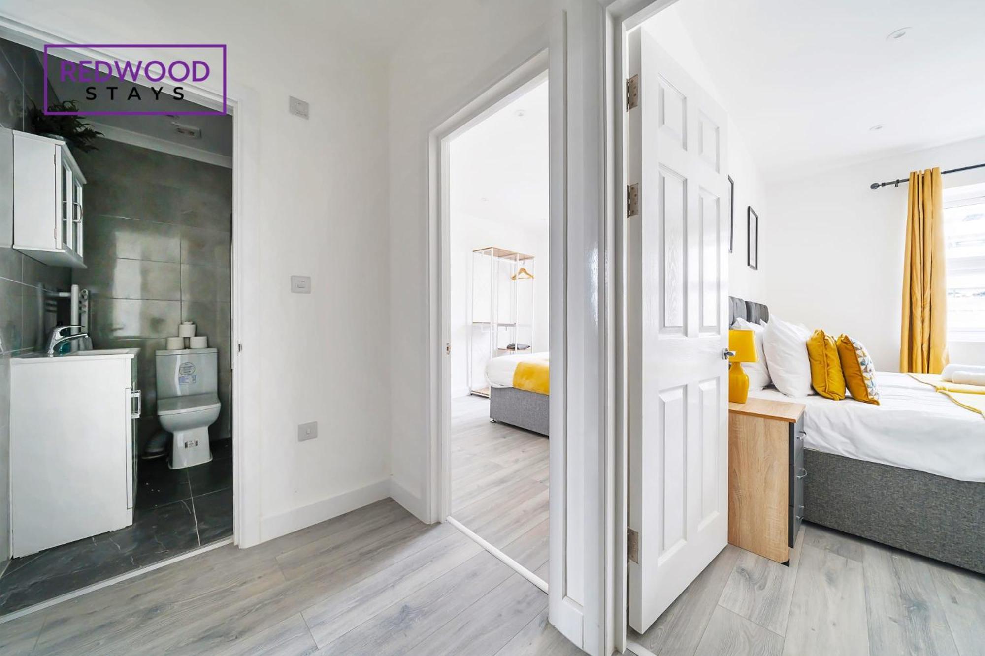 Brand New, 2 Bed 1 Bath, Modern Town Center Apartment, Free Wifi & Netflix By Redwood Stays Aldershot Exterior foto